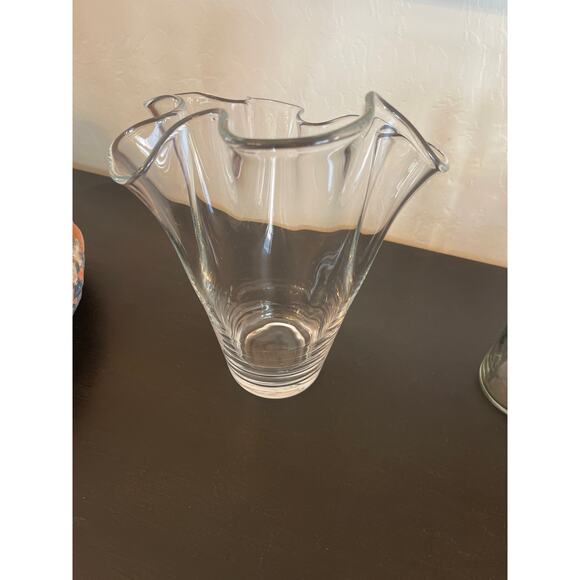 Vintage mid-century hand blown glass vase - Picture 3 of 5